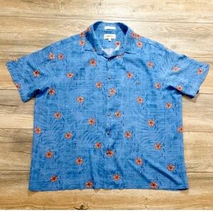 Blue Floral Men's Shirt